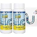 Sink and Drain Cleaner, Wild Tornado Pipe Dredge, Drain Cleaner for Toilet Kitchen, Pipes Cleaning Tool (2)