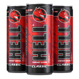HELL CLASSIC Energy Drink | 32 mg/100 ml Caffeine | Vitamins B3, B5, B6, B12 | No Preservatives | Environmentally Friendly Packaging | 24 x 250ml |