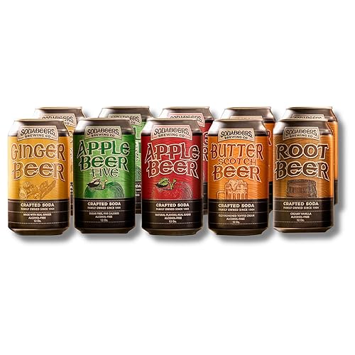 Mix & Match Custom Multipack | SodaBeers Brewing Co | Alcohol-Free, Crafted Sodas Made With Natural Flavors and Real Sugar, Refreshing Fruit Beverages
