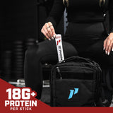 1st Phorm Meat Sticks, Seasoned BBQ Protein Snacks, 18g Protein Per Serving, Pork & Beef Sticks, Healthy Snacks On The Go, Gluten Free, Low Carb, Low