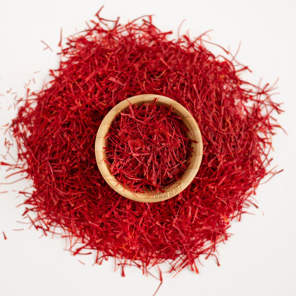 EUPHERBIA Saffron, Grade A+ All Red Saffron Threads, Pure, Premium, Aromatic, 100% Natural, Hand Harvested, “Red Gold” Spice for Culinary Delights