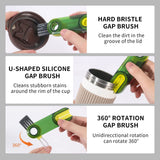 3 in 1 Cup Lid Gap Cleaning Brush Set, Multifunctional Insulation Bottle Cleaning Tools, Mutipurpose Tiny Silicone Cup Holder Cleaner, Home Kitchen