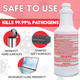 Lucasol One Step Disinfectant, 1 Quart (32 Ounce), All Purpose Cleaner Spray For Hospitals, Barber Supplies, Household Essentials, School, Salons