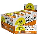 Kate’s Real Food Organic Protein Bars - (Peanut Butter Cup, 2.2 oz, Pack of 12) - Plant Based Protein Bars - Gluten Free, Soy Free, Non GMO, Whole