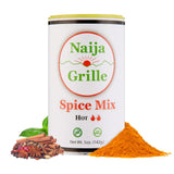 Naija Grille Seasoning - Hot - All Purpose Spice Mix for Chicken, Beef, Fish, Vegetables, and More - Elevate Flavor with Seasoning for Cooking