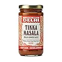 Brooklyn Delhi Tikka Masala - Indian Simmer Sauce - Tangy Tomatoes, Luscious Coconut Cream, Roasted Spices - 12oz - Mild Enough for a kid, Flavorful
