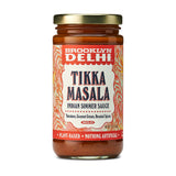 Brooklyn Delhi Tikka Masala - Indian Simmer Sauce - Tangy Tomatoes, Luscious Coconut Cream, Roasted Spices - 12oz - Mild Enough for a kid, Flavorful