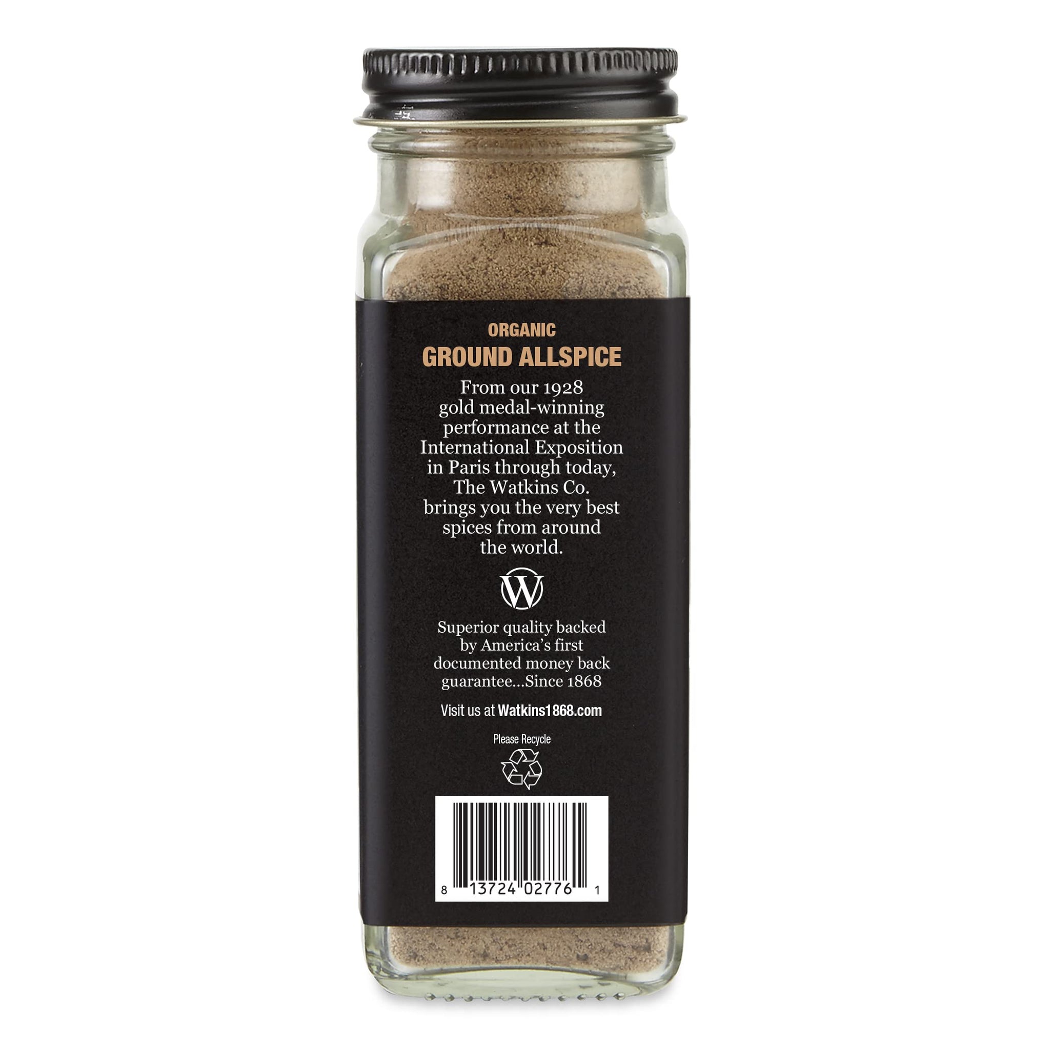 Watkins Organic Ground Allspice, 2.5 oz., 1-Pack
