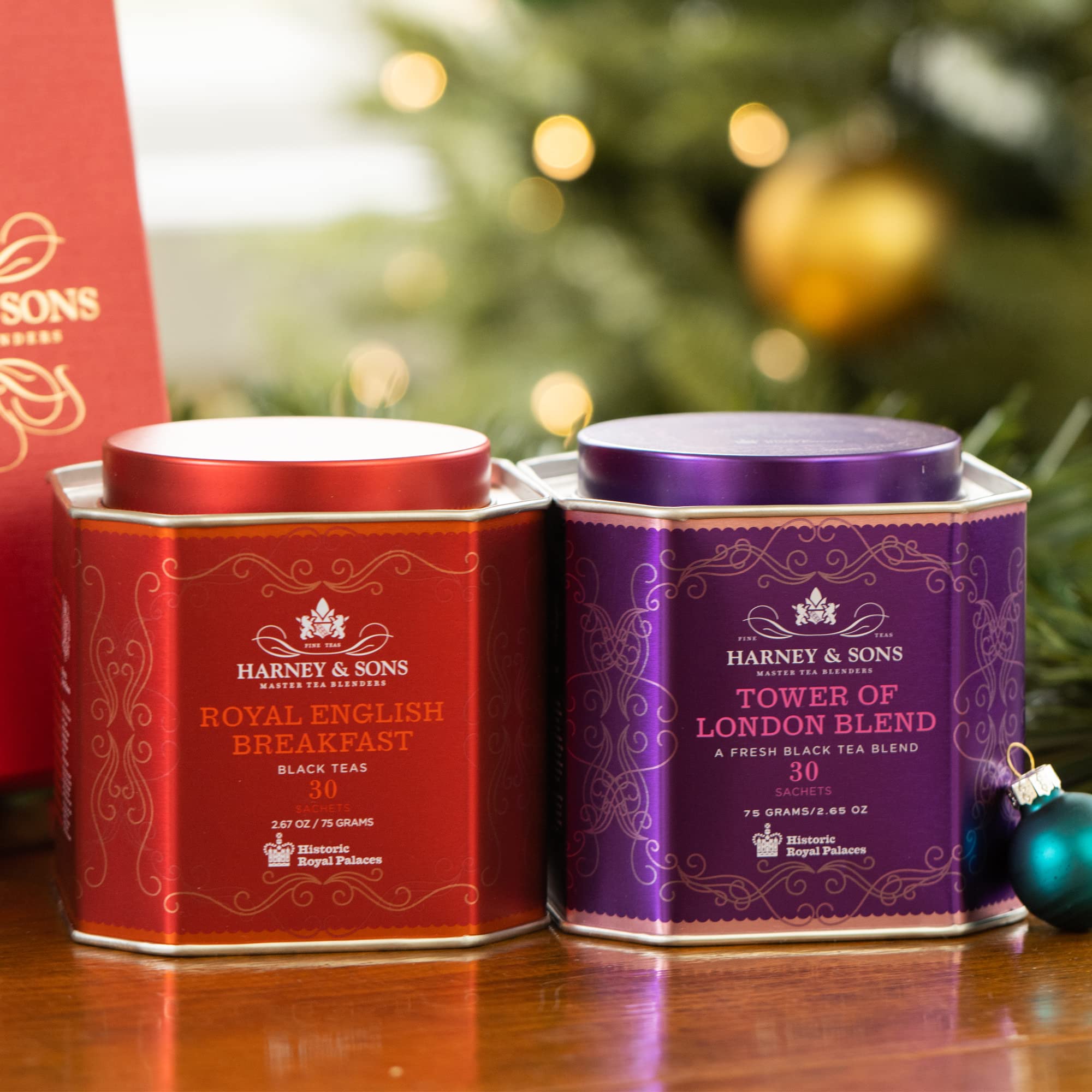 Harney & Sons HRP Royal Duo Gift of Tea, with English Breakfast and Tower of London