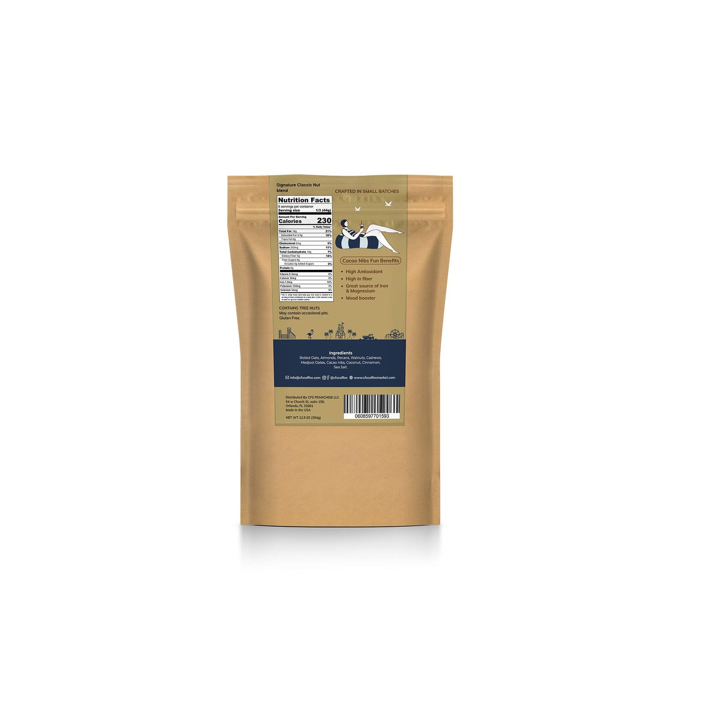 CFS GRANOLA, GLUTEN FREE PLANT-BASED, NON GMO 12 OZ (CHOCO COCO)