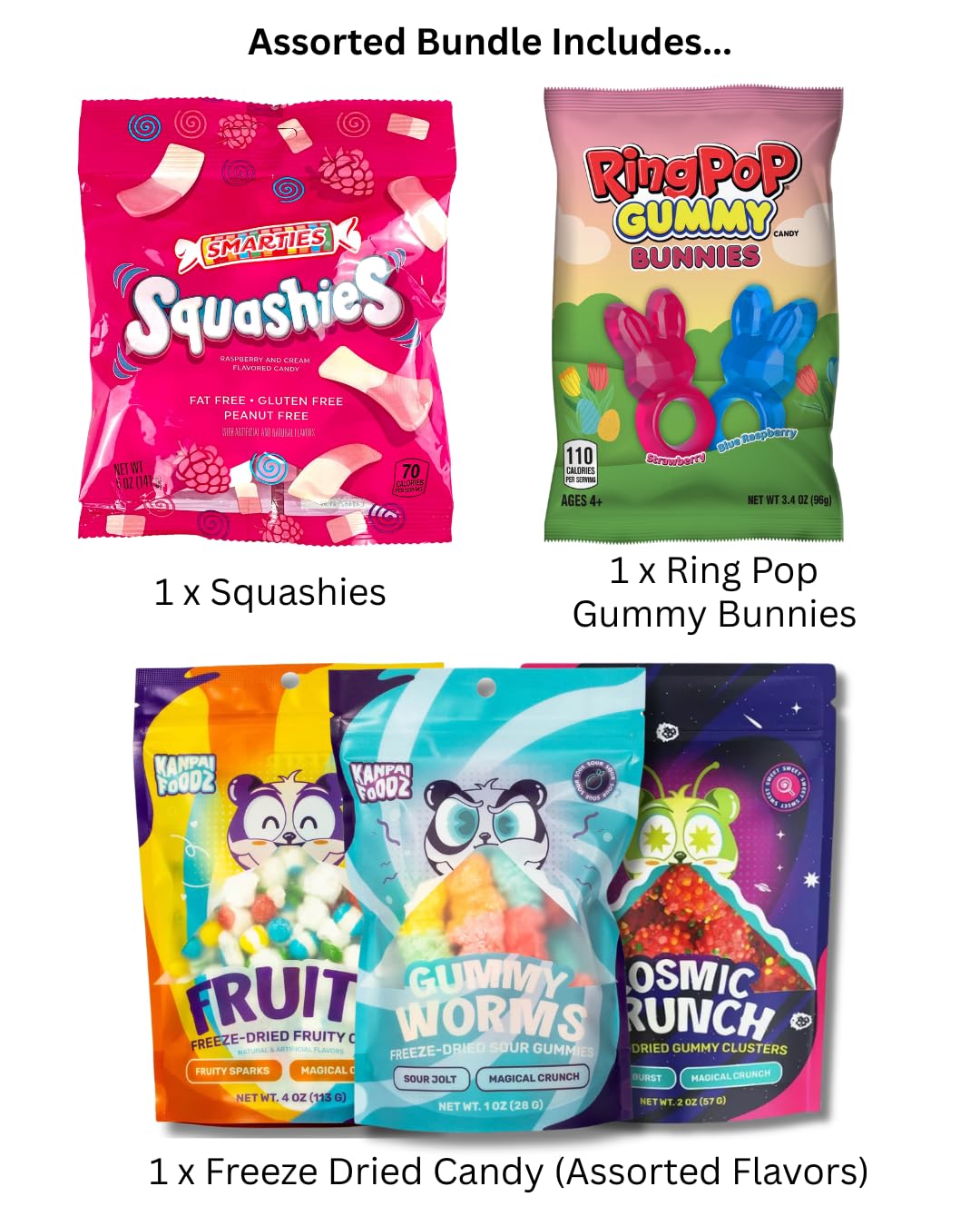 50 Ct Easter Candy Variety Pack, 3.75 Pounds - Name Brand Candy Easter Basket Candy Bundle