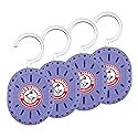 Arm & Hammer OdorBusterz ClosetMATE™, Lavender, 4 Count - Hanging Odor Absorber with Baking Soda, 360° Rotating Hook for Closets, Lockers & Storage