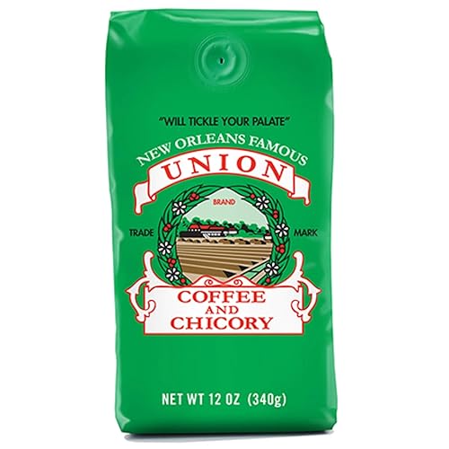 French Market Union Coffee & Chicory Ground Coffee, 12oz Bag (Pack of 1)