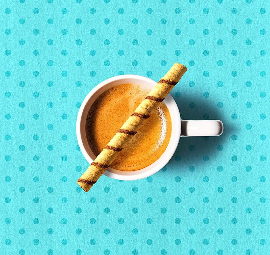 Pirouline Rolled Wafers - Chocolate Hazelnut - Rolled Wafer Sticks, Crème Filled Wafers, Rolled Cookies for Coffee, Tea, Ice Cream, Snacks, Parties