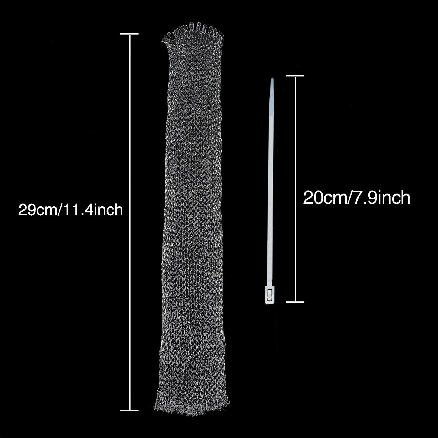 Shappy 20 Pieces Lint Traps Washing Machine Drain Hose Filter Stainless Steel Snare Laundry Mesh Washing Machine Lint Trap Catcher with 20 Pcs Pieces