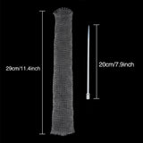 Shappy 20 Pieces Lint Traps Washing Machine Drain Hose Filter Stainless Steel Snare Laundry Mesh Washing Machine Lint Trap Catcher with 20 Pcs Pieces