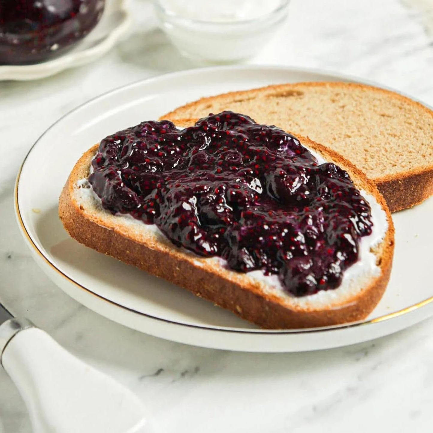 Bionaturae Organic Wild Berry Fruit Spread - Jelly Organic, Non-GMO, USDA Certified, No Sugar Added, No Preservatives, Organic Fruit Jam, Jam Organic