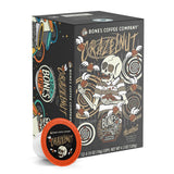 Bones Coffee Company Crazelnut, Hazelnut Flavored Coffee Pods, Low Acid Medium Roast Single-Serve Bones Cups, Compatible with 1.0 & 2.0 K-Cups Brewers