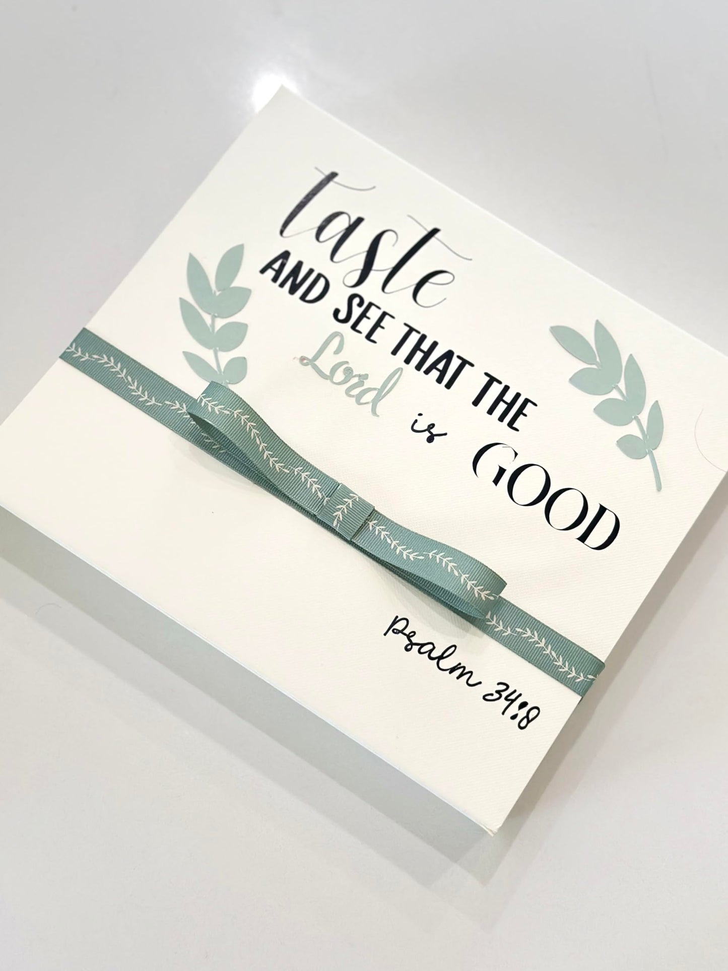 "Taste and See" Psalms 34:8 - Bible Verses Chocolate Gift Box, Brigadeiro Brazilian Truffles, 30 Units, Assorted flavors - Birthday Gift Baskets by