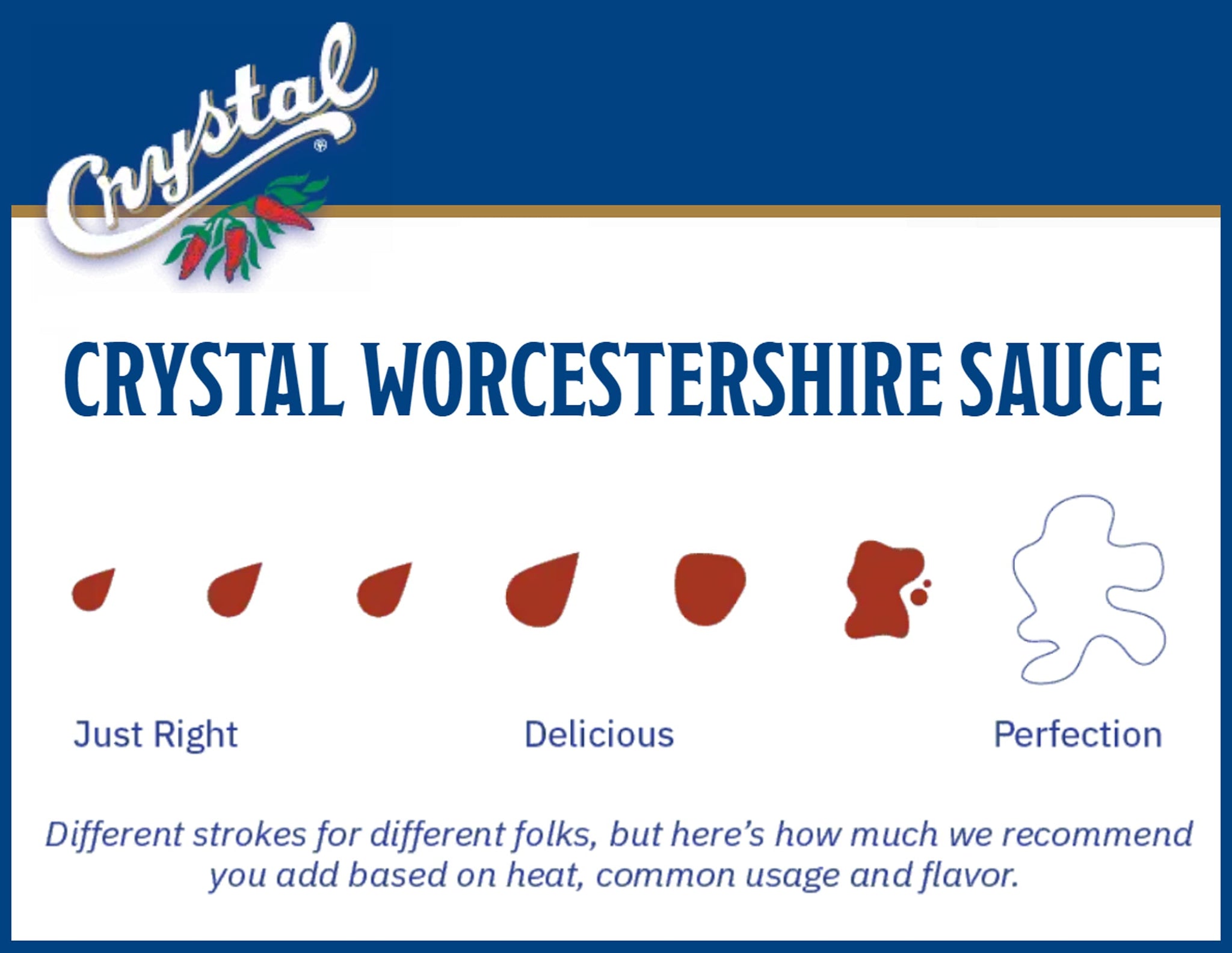Crystal Louisiana's Worcestershire Sauce, 10 Ounce, Tangy Seasoning for Snack Mix, Marinades, A Little Kick, A Lotta Flavor