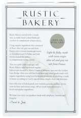Rustic Bakery, Flatbread Bites Olive Oil Sel Gris Organic, 4 Ounce