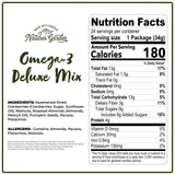Nature's Garden Omega 3 Deluxe Mix - Trail Mix Nuts, Heart Healthy, Gluten Free, Cholesterol Free, Sodium Free, No Artificial Ingredients - 1.2 oz