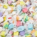 SALT WATER TAFFY 8 oz - 10 Assorted Flavors, Individually Wrapped, Bulk Old Fashion Candy in Resealable Bag, Gluten Free, Kosher Dairy