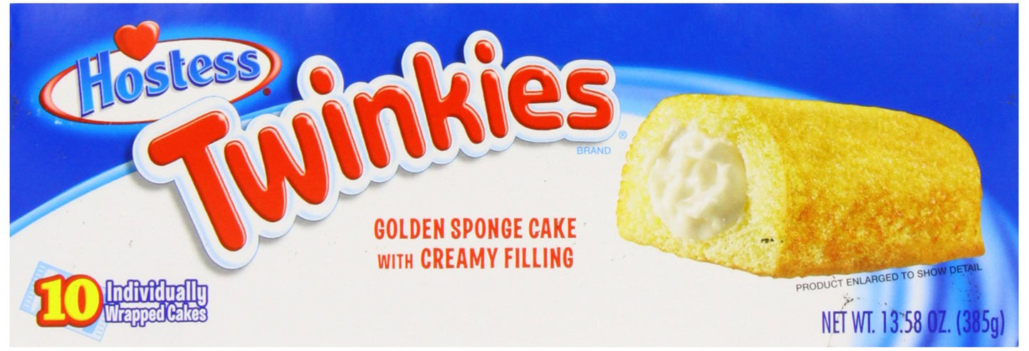Hostess Twinkies 385 g (Pack of 1, Total 10 Cakes)