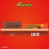 REESE'S OUTRAGEOUS! Peanut Butter, Caramel and PIECES King Size, Candy Bars, 2.95 oz (18 Count)