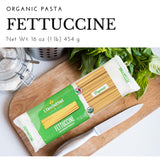 Organic Fettuccine Pasta, 20 pack, 100% Durum Wheat, Italian Pasta, Premium Quality Product of Italy 16 Ounce (20 Pack) by L'Oro del Sud