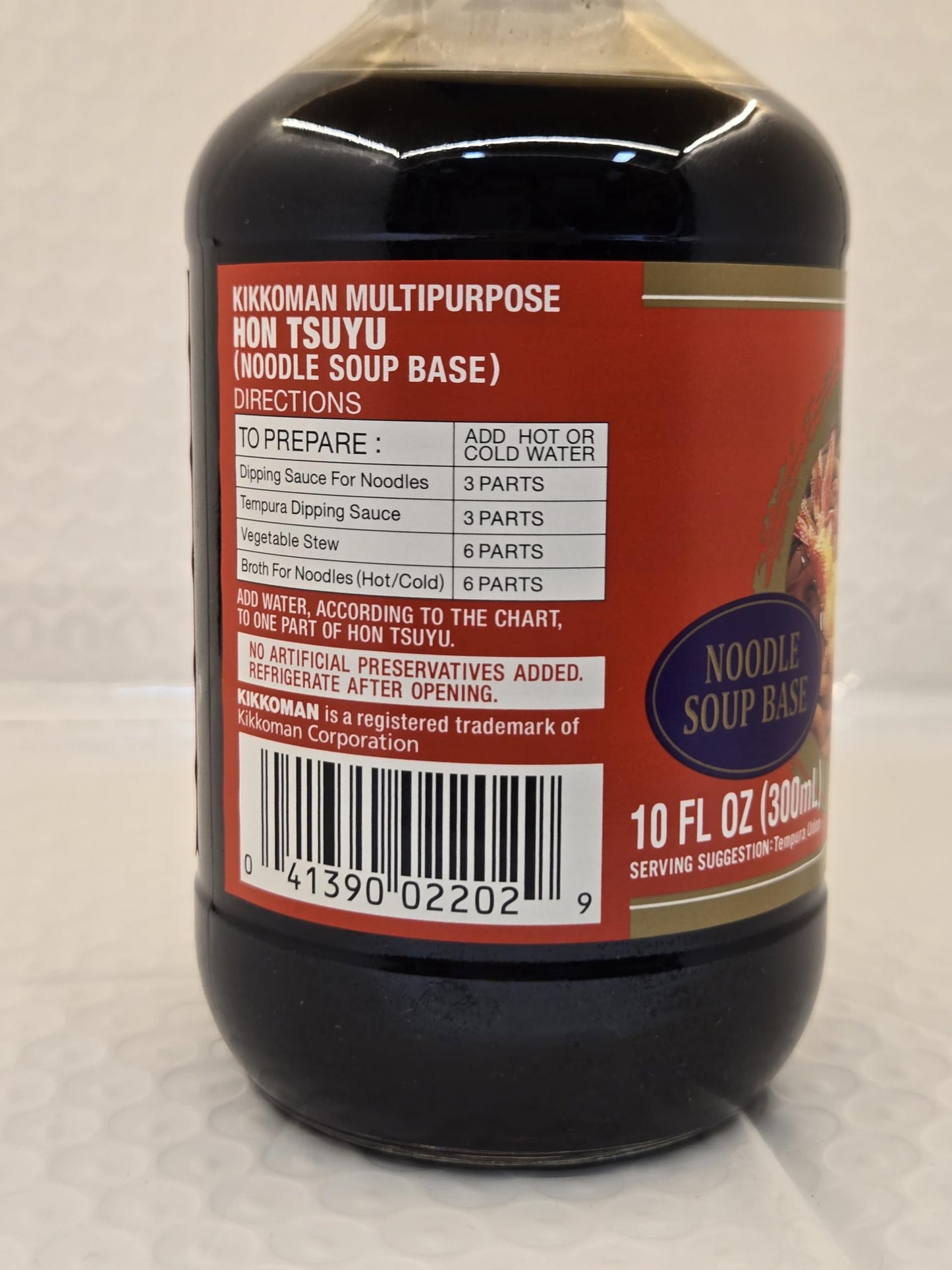 Kikkoman Hon Tsuyu (soup & Sauce Base), 10 Fl Oz (Pack of 3)
