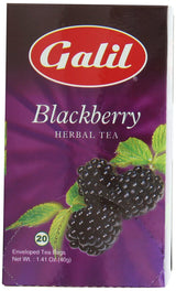 BlackBerry Herbal Tea | 1.41 oz | Galil Pack of 1