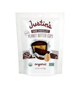 Justin's, Peanut Butter Cups Dark Chocolate Mini Organic, 4.7 Ounce
