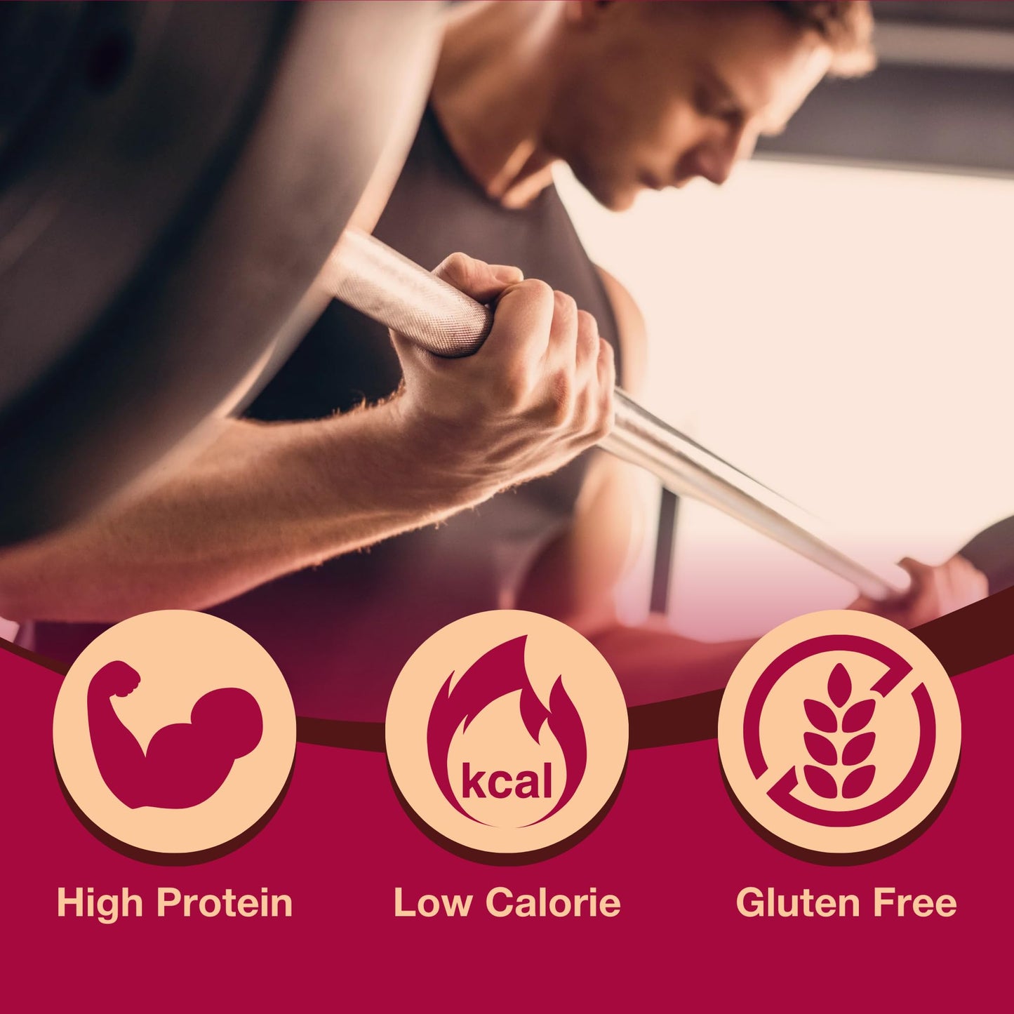 ProtiDIET Chocolate and Caramel Crispy Bites - Gluten free, Low Sugar, High Protein Healthy Snacks with Collagen for Adults to Support a Busy