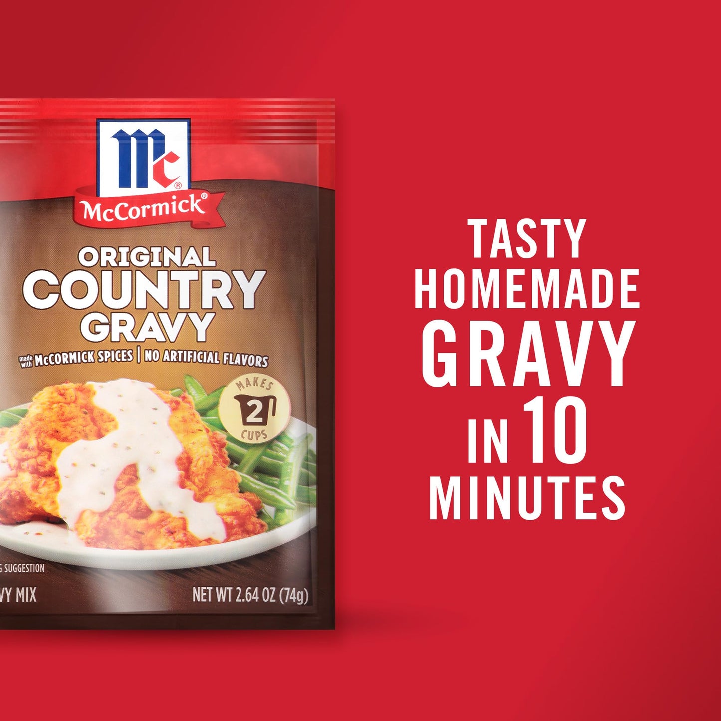 McCormick Original Country Gravy Mix, 2.64 oz