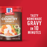 McCormick Original Country Gravy Mix, 2.64 oz