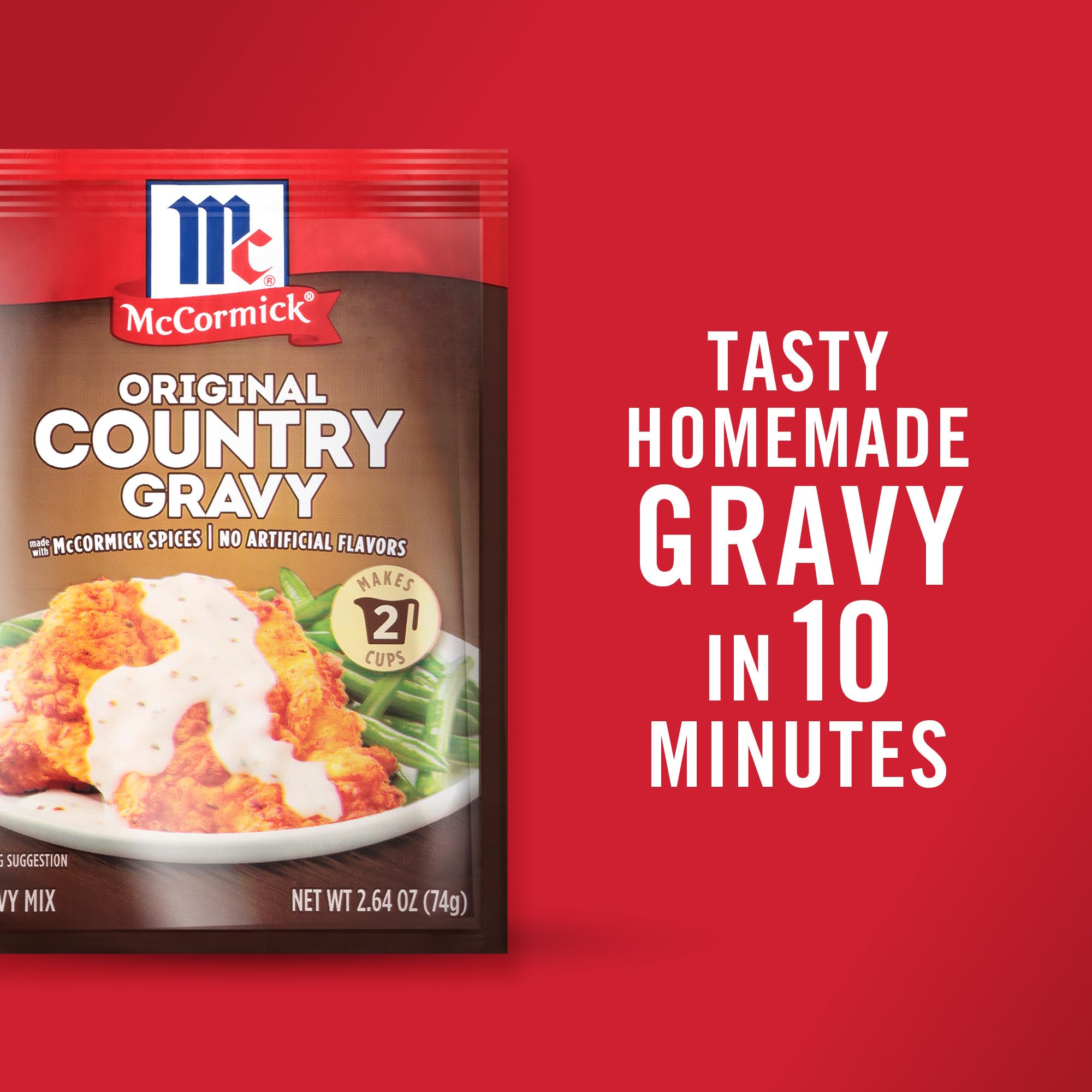 McCormick Original Country Gravy Mix, 2.64 oz