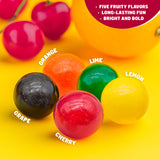 JAW BREAKERS Hard Candy 4 lb - 5 Assorted Fruit Flavors, Individually Wrapped, Bulk