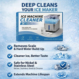 RTGJPML Ice Machine Cleaner Tablets Nickel Safe Ice Maker Cleaner Tablets for Countertop, Nugget Ice Makers Compatible with All Major Brands 36pcs