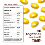 M&M'S Yellow Peanut Chocolate Candy, 2 lb Bulk Resealable Bag