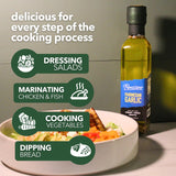 Benissimo Parmesan Garlic Herb Infused Oil, All Natural Gourmet Cooking Oil with Chef-Inspired Herbs, Ideal for Dipping, Marinades, Sautéing
