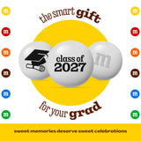 M&M'S Class of 2027 Graduation Milk Chocolate, 2 lb Bulk Resealable Bag