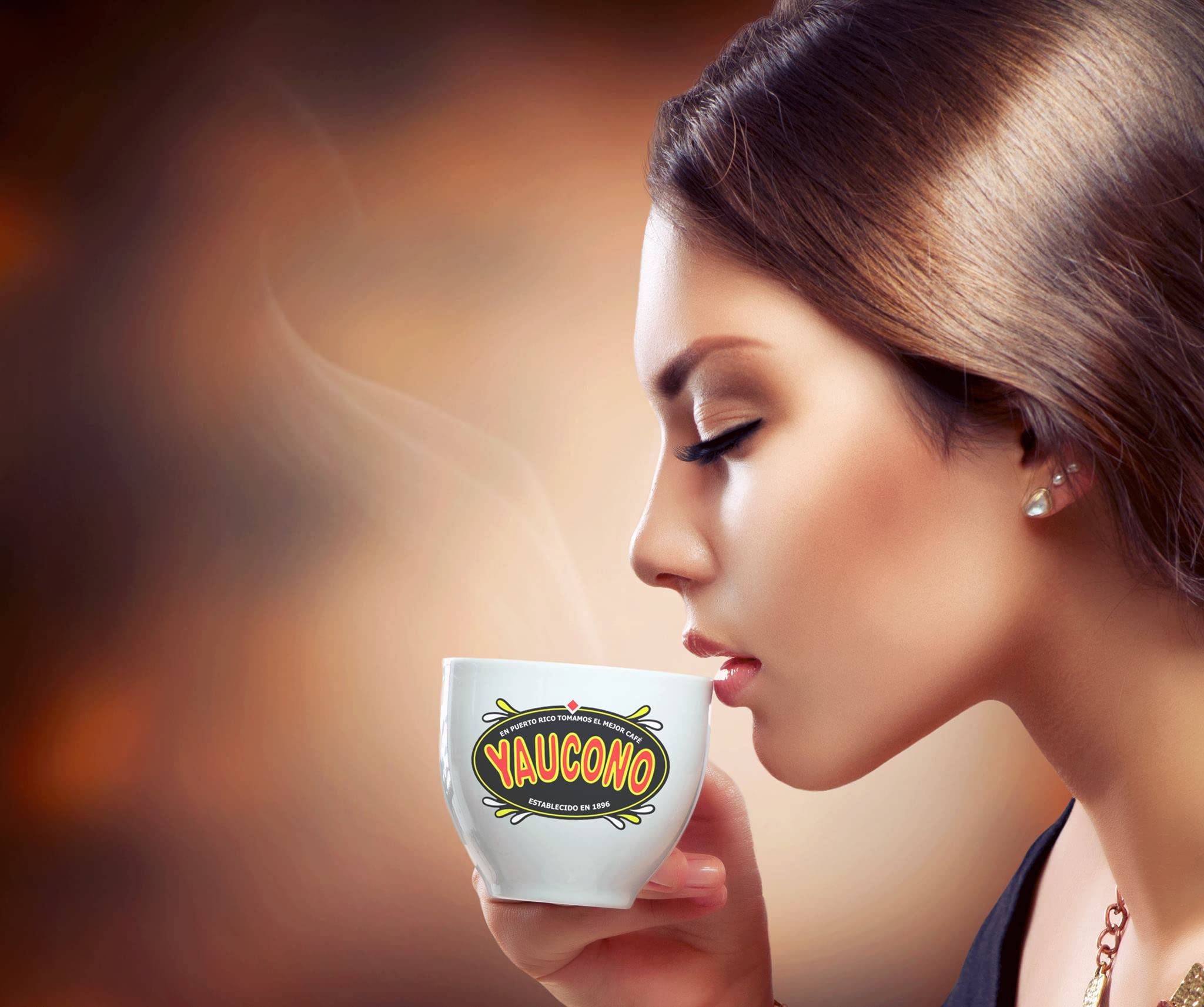 Yaucono, Cafe Crema, and Cafe Rico Ground Coffee from Puerto Rico Variety, 14 Ounce (Pack of 3)