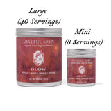 Glow Herbal Tea by Mindful Moon - Vitality & Wellness Blend with Hibiscus, Moringa & Rosehip - Caffeine-Free, Loose Leaf (Large)