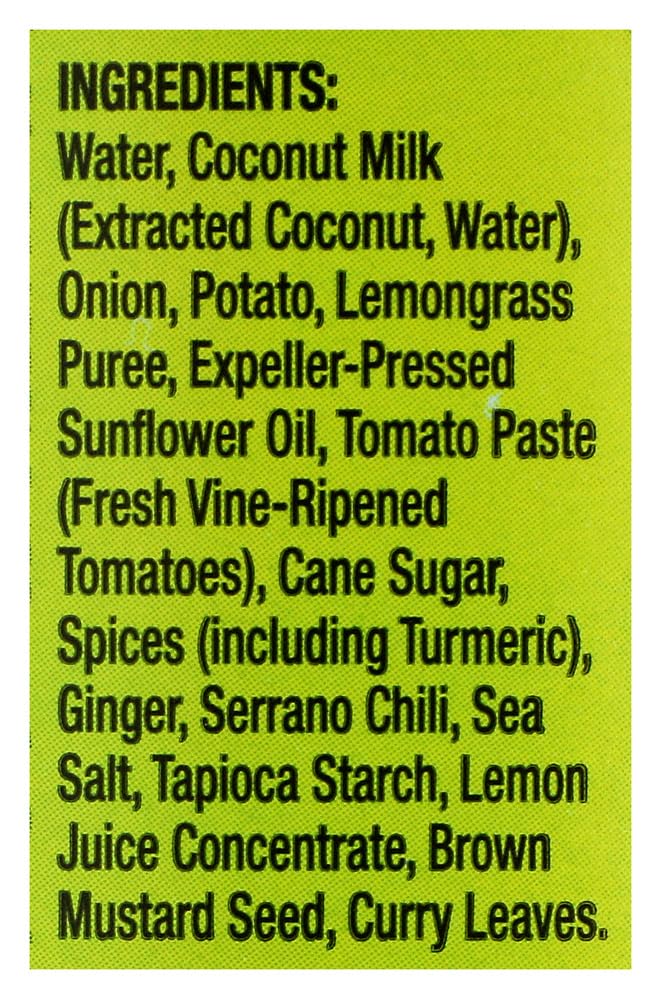 Maya Kaimal Coconut Curry Simmer Sauce, 12.5 oz, Medium Spiced Indian Simmer Sauce with Coconut Cream and Lemongrass, Vegan, Dairy Free and Non-GMO