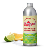 UnTapped Salted Citrus Bulk Bottle - 16 Servings | 16 Fl Oz Aluminum Bottle | Pure Maple Syrup with Refreshing Citrus Flavor and Sea Salt for Natural