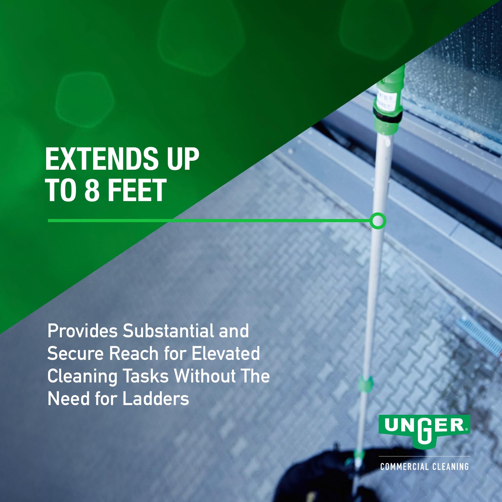 UNGEZ250CT - Unger OptiLoc 8 Telescopic Pole