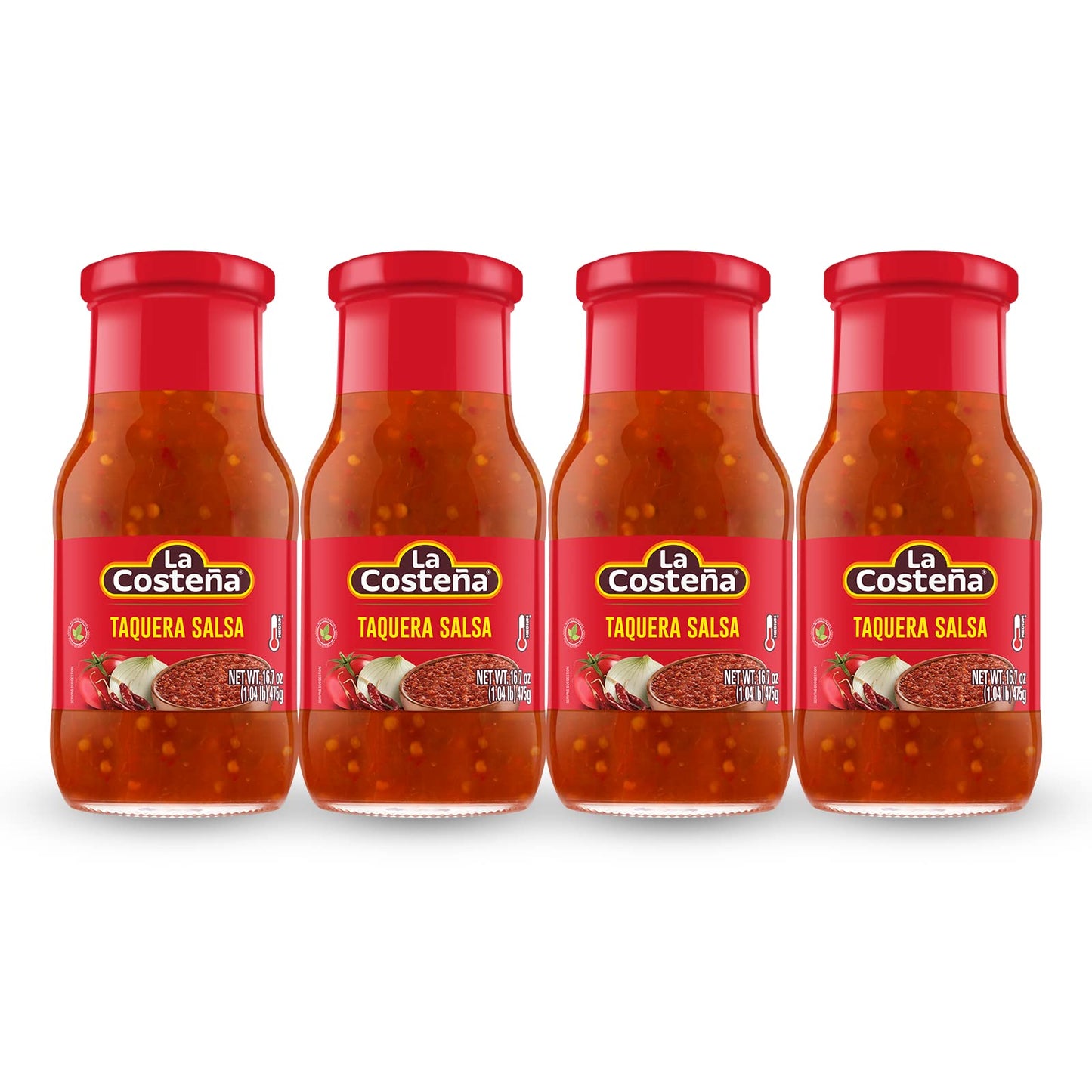 La Costeña Salsa Taquera 16.7 oz (4-Pack)