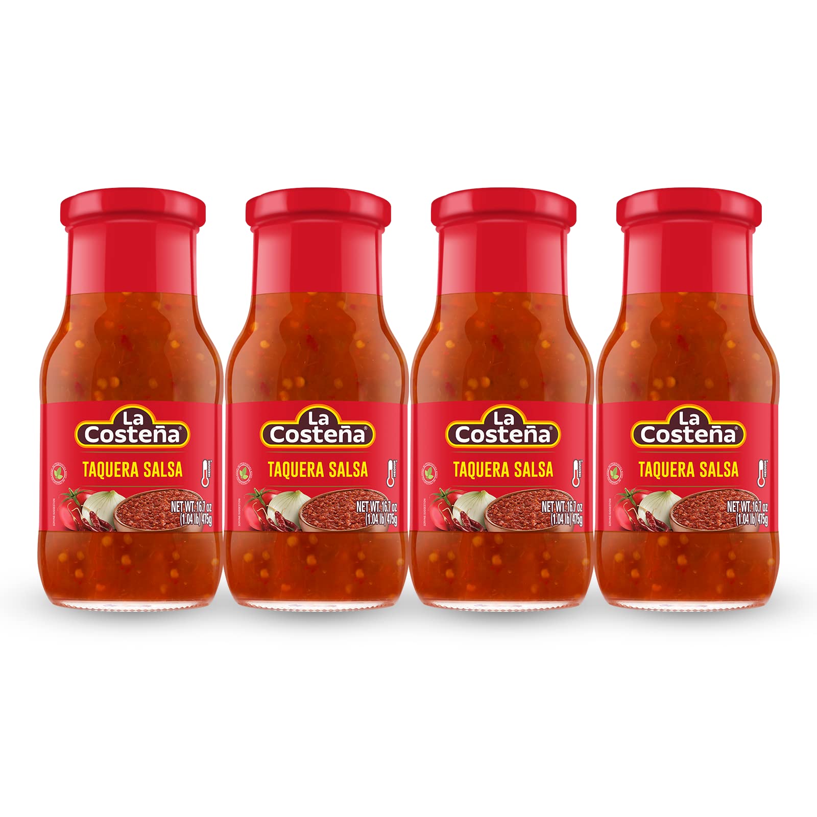 La Costeña Salsa Taquera 16.7 oz (4-Pack)