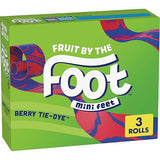 Fruit by the Foot Berry Tie Dye Mini Snacks 3 Count